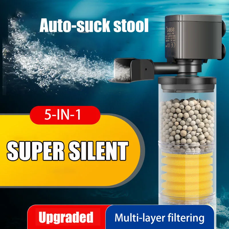 Marine Aquarium Uv Filter - Бесшумный фильтр 220 В, 50 Гц