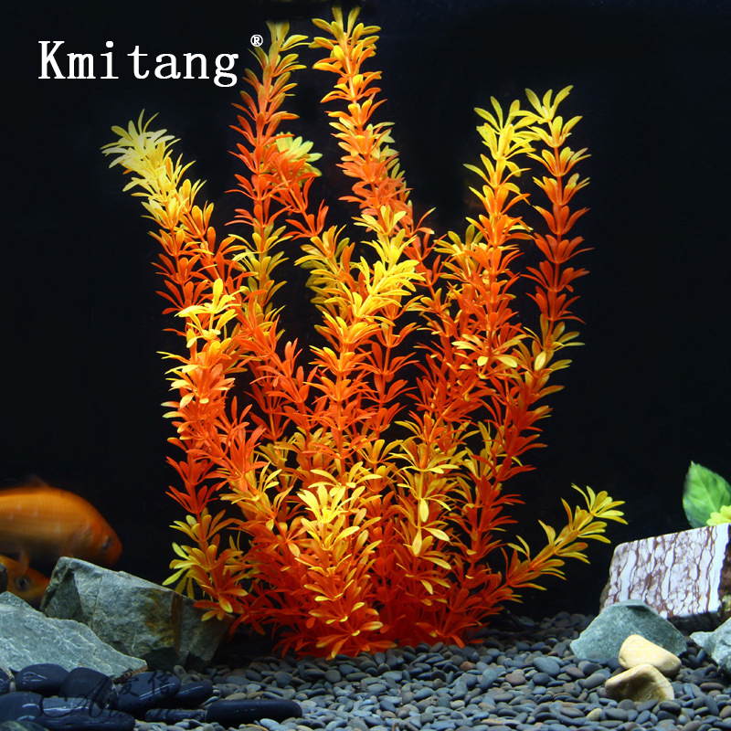Marine Aquarium Tanks - 100 см Тропические растения, большая искусственная