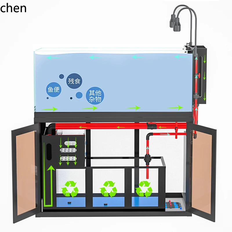 Marine Aquarium With Sump - Аквариум-рюкзак YFY для дома и гостиной,