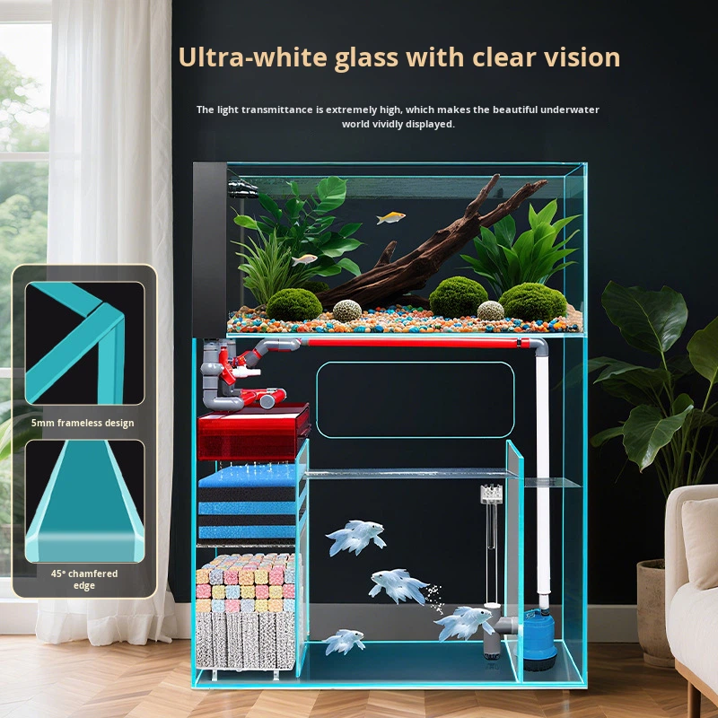 Двухслойный напольный аквариум – обзор и цена Marine Aquarium With Sump