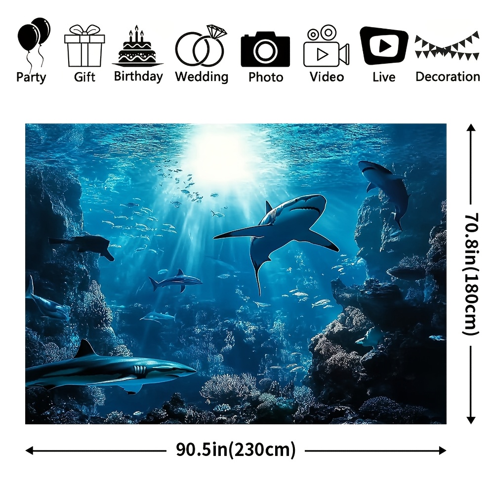 Великолепный настенный гобелен – обзор и цена Aquarium Marine Blue