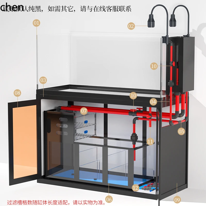 Аквариум-рюкзак YFY для дома и – обзор и цена Marine Aquarium With Sump