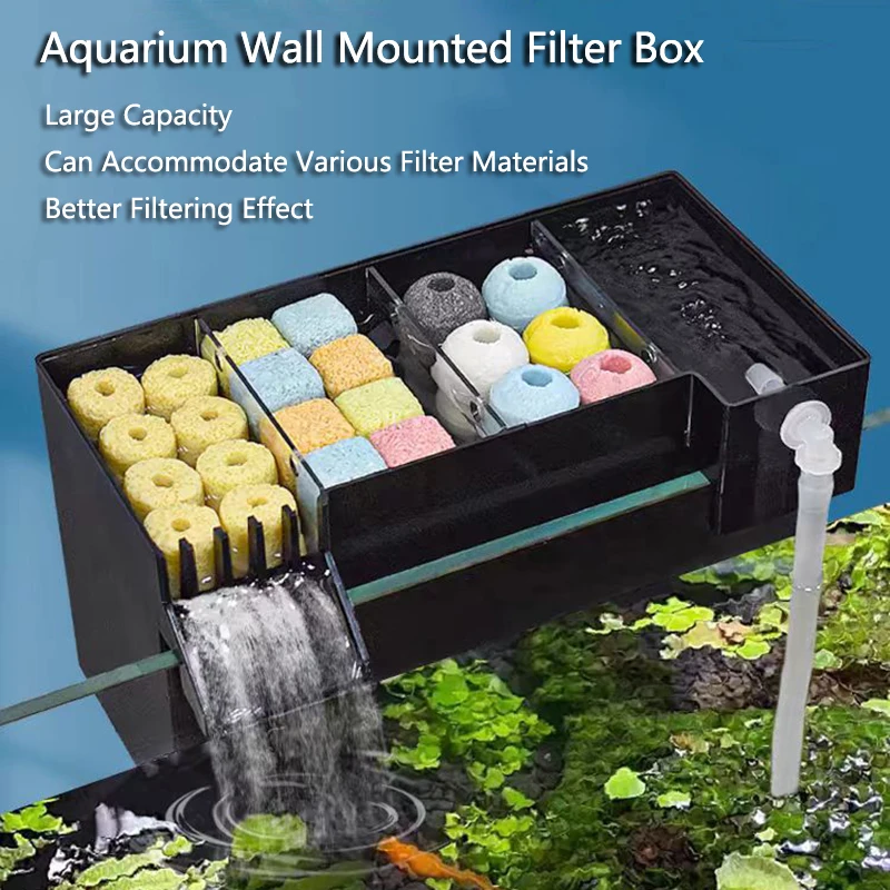 Внешний фильтр для черного акв – обзор и цена Marine Aquarium Overflow Box