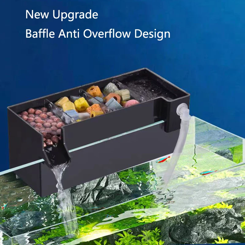 Внешний фильтр для черного акв – обзор и цена Marine Aquarium Overflow Box